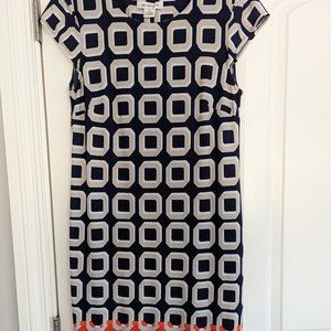 Liz Claiborne Geometric Cap Sleeve Dress - LOW PRICE w/low Shipping cost